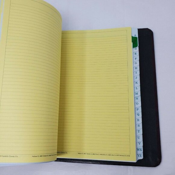 1999 Franklin Covey Fdp 19079 Classic Time Management Storage Binder - Picture 8 of 9